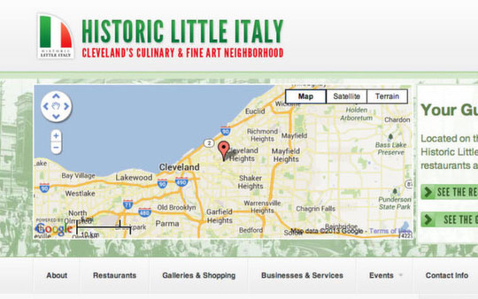 Little Italy Cleveland Website